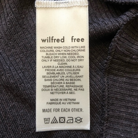 Aritzia Wilfred Free Nova Dress Scoop Neck
Ribbed Long Sleeve Mini Sz Small NWT - Picture 7 of 7